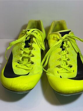 Nike Zoom Rival Sprint Track Shoes Volt Neon Womens 6.5 No Spikes